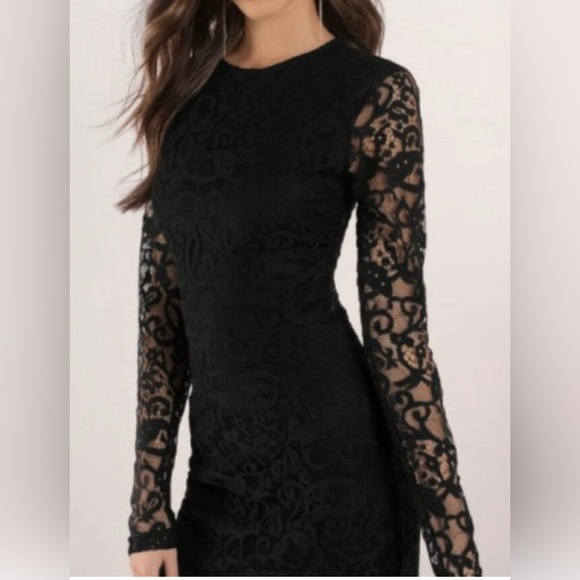 Tobi Dresses & Skirts - Tobi black lace bodycon dress, size M
